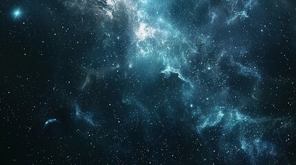Galaxy with nebula and stars in space. Outer space background. Galaxy background