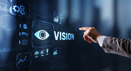 Vision Direction Future Business Inspiration Motivation Concept - 785918929