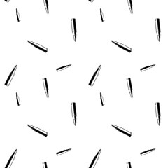black and white seamless pattern with bullet ammo.