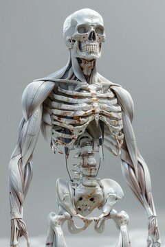 Fatal flaw in the human body, 3d style. Generative AI.
