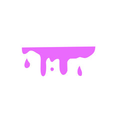 purple liquid dripped