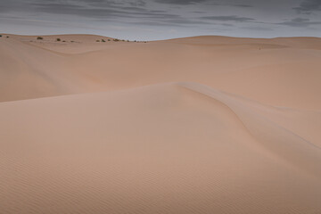 Background image of the sand dunes of Gobi desert, Wallpaper of Inner Mongolia