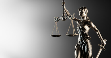 Legal Concept: Themis is Goddess of Justice and law - 785931546