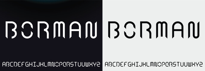 Abstract Fashion font alphabet. Minimal modern urban fonts for logo, brand, fashion, Heading etc. Typography typeface uppercase lowercase and number. vector illustration full Premium look and quality