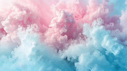 A delightful abstract background with the appearance of cotton candy