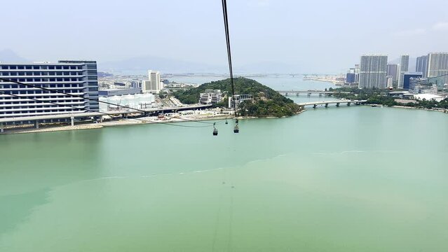 Ngong Ping 360, Hong Kong - Apir 14th 2024 - 
Ngong Ping 360 is a bicable gondola lift on Lantau Island in Hong Kong.