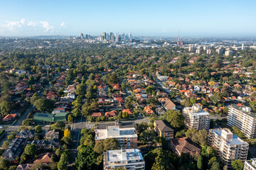 The New South Wales northern  Sydney suburb of Chatswood. - 785942528