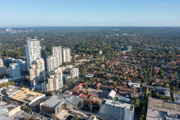The New South Wales northern  Sydney suburb of Chatswood. - 785942731