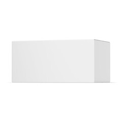 Paper Box Mockup Isolated on Background. 3D Rendering