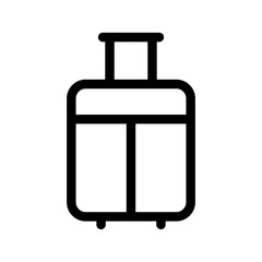 Suitcase Icon Vector Symbol Design Illustration