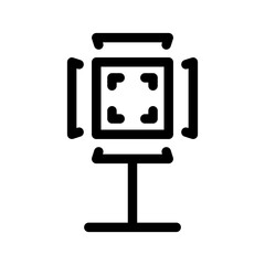 Spotlight Icon Vector Symbol Design Illustration