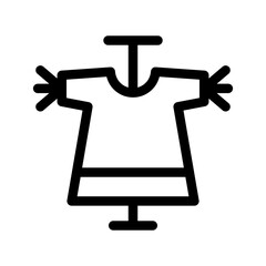 Scarecrow Icon Vector Symbol Design Illustration