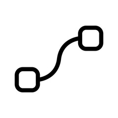 Curve Icon Vector Symbol Design Illustration