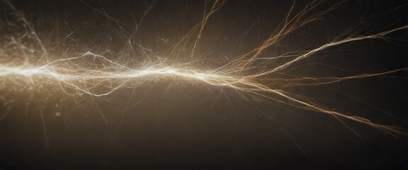 Abstract light effect background with strings of light merging together
