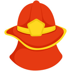 Fire Helmet Firefighter Equipment Illustration