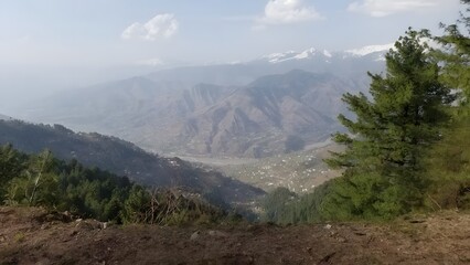 view from the top of the mountain