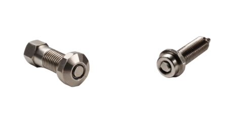set of bolt isolated on transparent background