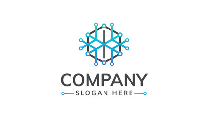 Tech company logo design