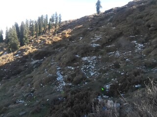 trail in the mountains