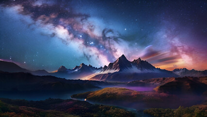 Immerse yourself in the beauty of the Milky Way, with its vibrant hues and intricate patterns, as it is recreated in a stunningly accurate virtual reality simulation