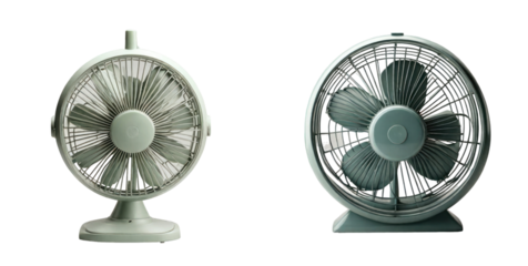 set of fan isolated on transparent background