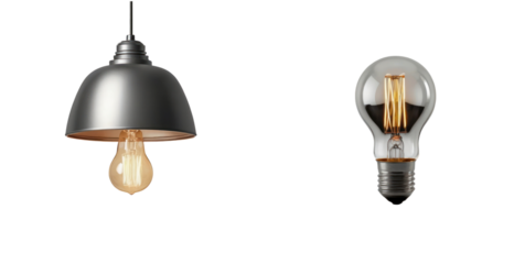 set of light isolated on transparent background