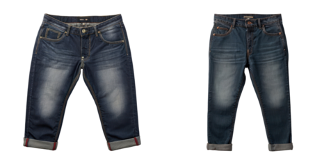set of pants isolated on transparent background
