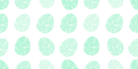 Cute illustration with colorful Easter eggs with watercolor texture, spring banner