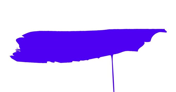 4K Paint Brush lower third in an alpha channel. Animated painting brush strokes suitable for greetings, celebrations, festivals, titles, TV news, information call box bars, and news channels. 
