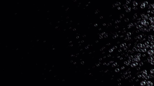 Realistic Bubbles Loop V2 4K Alpha