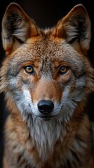 Fototapeta premium portrait Dingo wolf in natural environment