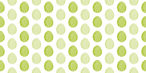 Cute illustration with colorful Easter eggs with watercolor texture, spring banner