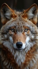 Fototapeta premium portrait Dingo wolf in natural environment