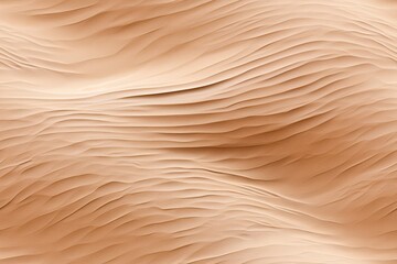Fototapeta na wymiar Macro shot of sand dunes, showcasing the rippled texture and shifting patterns formed by wind erosion in the desert landscape