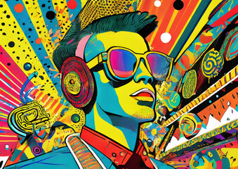 ユニークで芸術的なデジタルイラスト