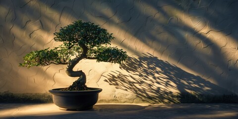 Bonsai tree concept