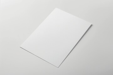 Blank paper mockup created with Generative AI