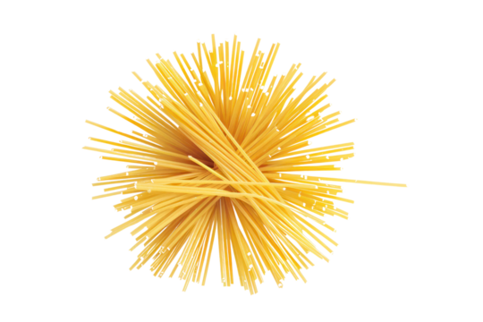 Spaghetti Top View
.isolated on white background