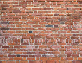 old red brick wall texture background - 785987936
