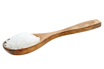 Fototapeta na wymiar sugar in wooden spoon .isolated on white background