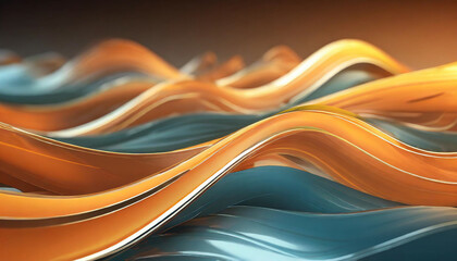 Abstract 3D fluid technology background