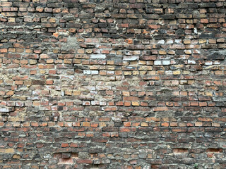 abandoned old concrete brick wall texture grunge background