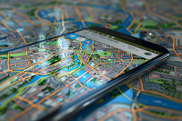 Step-by-Step Tutorial for Navigating Maps on Smartphone Application