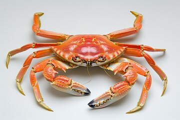 Crab isolated on white background,  Clipping path included in file