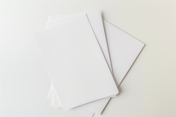 Blank paper mockup created with Generative AI