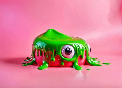 green slimy monster