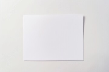 Blank paper mockup created with Generative AI