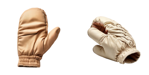 set of mitt isolated on transparent background