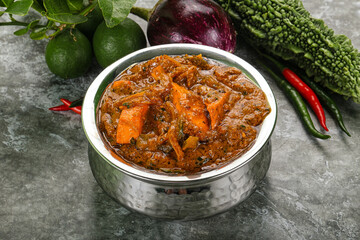 Indian cuisine - homemade mutter paneer