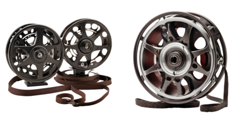 set of reel isolated on transparent background